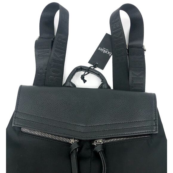 BOTKIER Women\'s Trigger Mini Nylon Backpack Black One Size Lightweight NWT main image 5